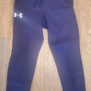 Under Armour - Mens - Medium - Fitted - Cotton - Athletic Pants - Blue
